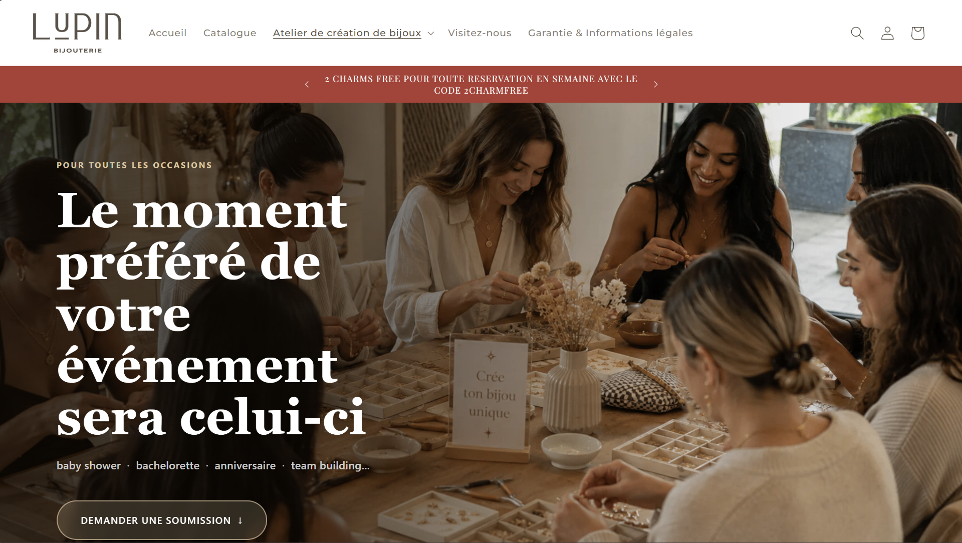 Lupin Bijouterie — Bijouterie et ateliers créatifs · Montréal